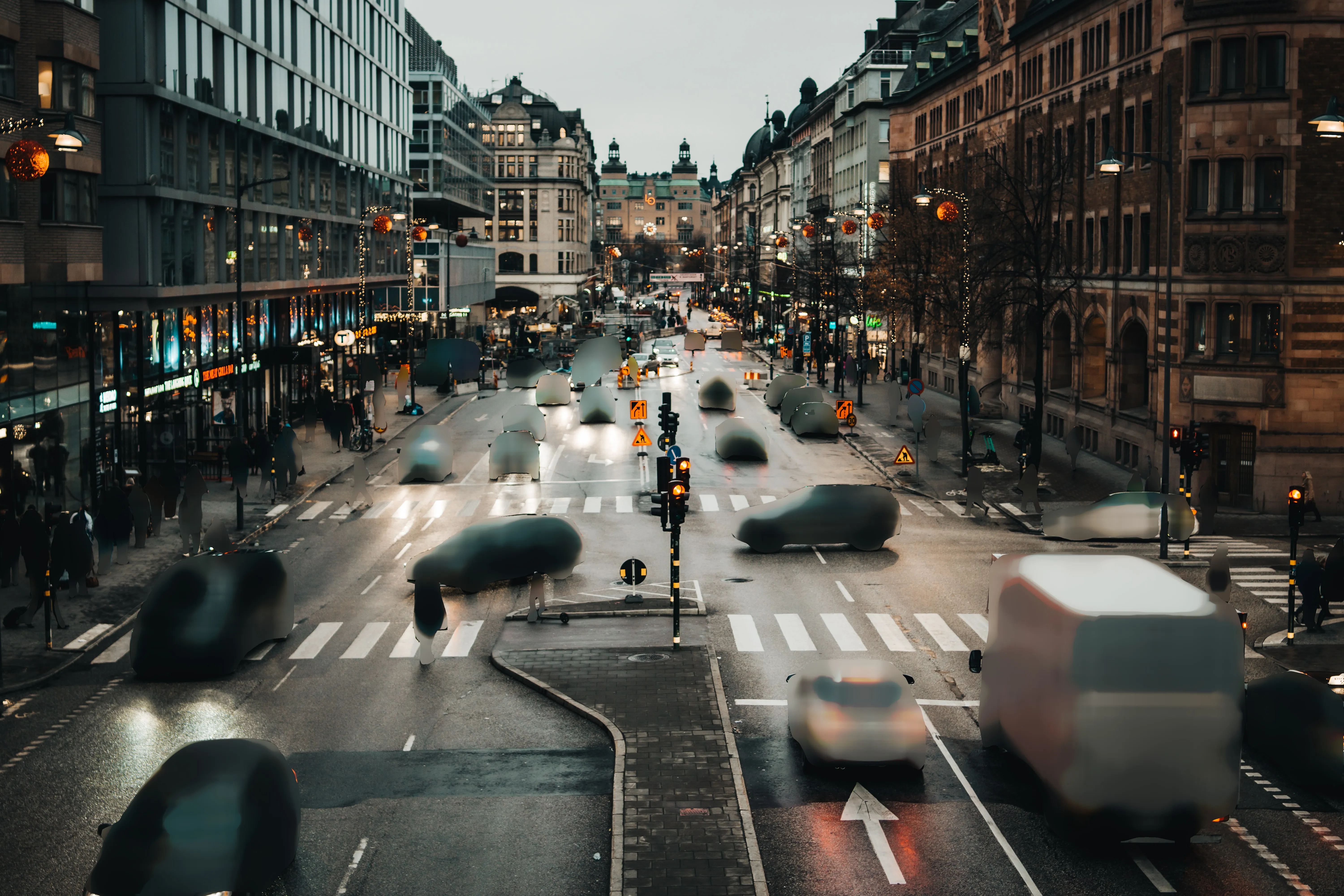 Figure 1: Drone view, Stockholm. Photo by Mike Kienle on Unsplash